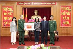 Trung tướng Dương Đình Thông: Thăm, chúc tết các cơ quan, đơn vị tỉnh Lạng Sơn